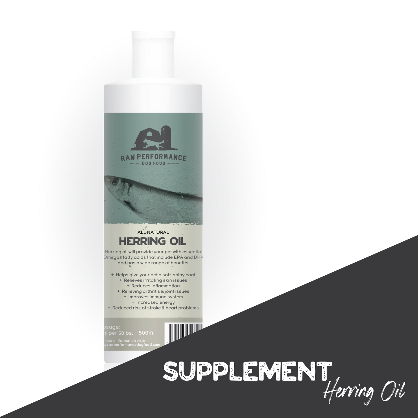 Raw Performance Herring Oil