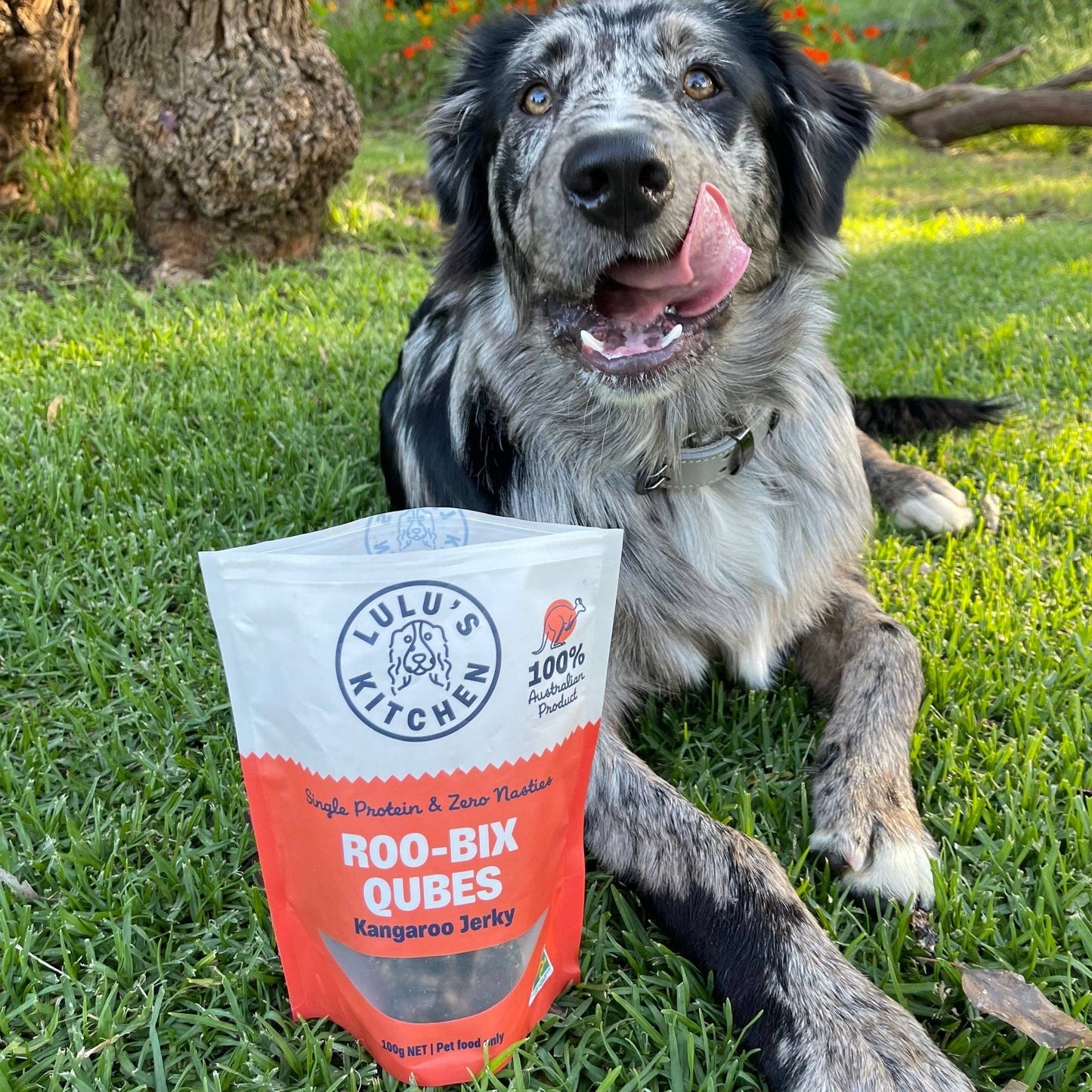 Roo-Bix Qubes - Kangaroo Jerky: 100g