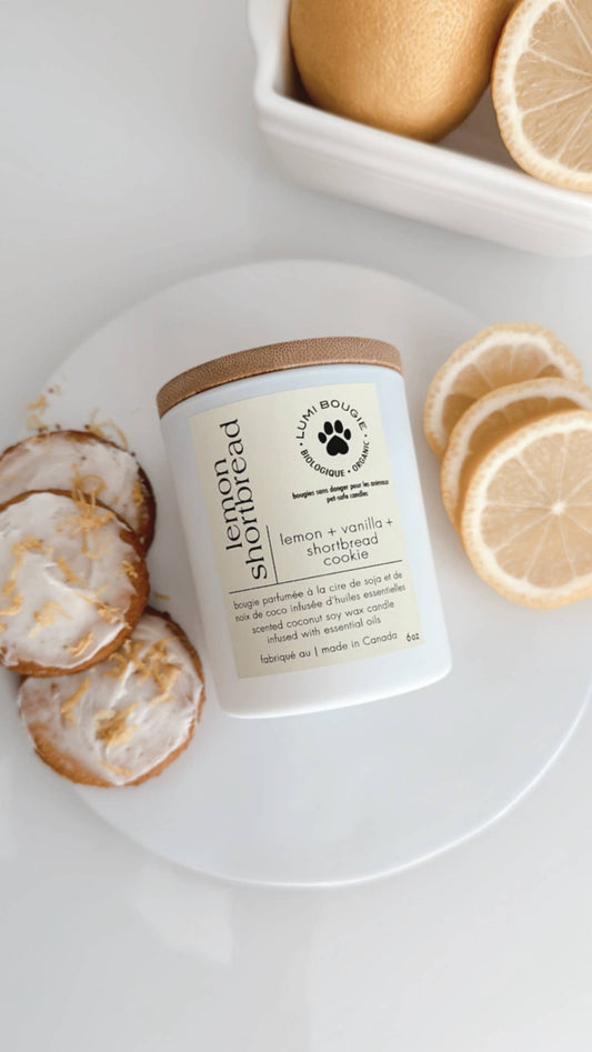 Lemon Shortbread Pet friendly Candle