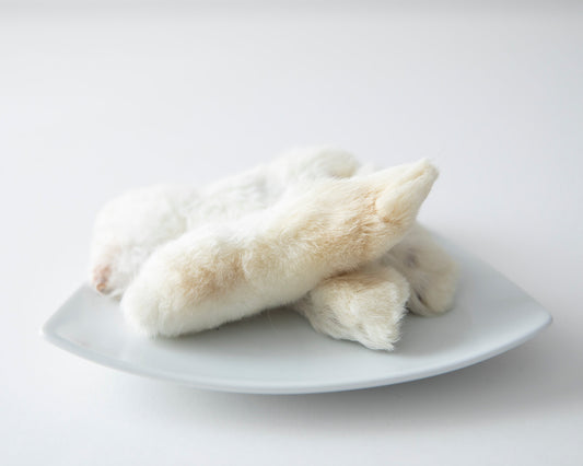 Dehydrated Rabbit feet