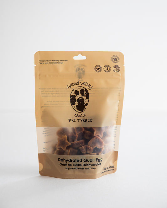 Dehydrated Quail Egg Treat-Medium 75g