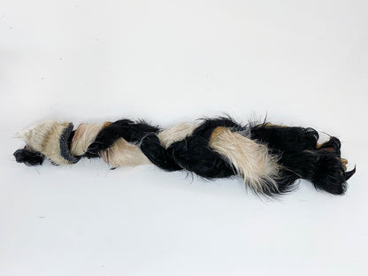 Braided Beef Hide with fur