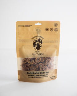 Dehydrated Quail Egg Treats- Small 75g