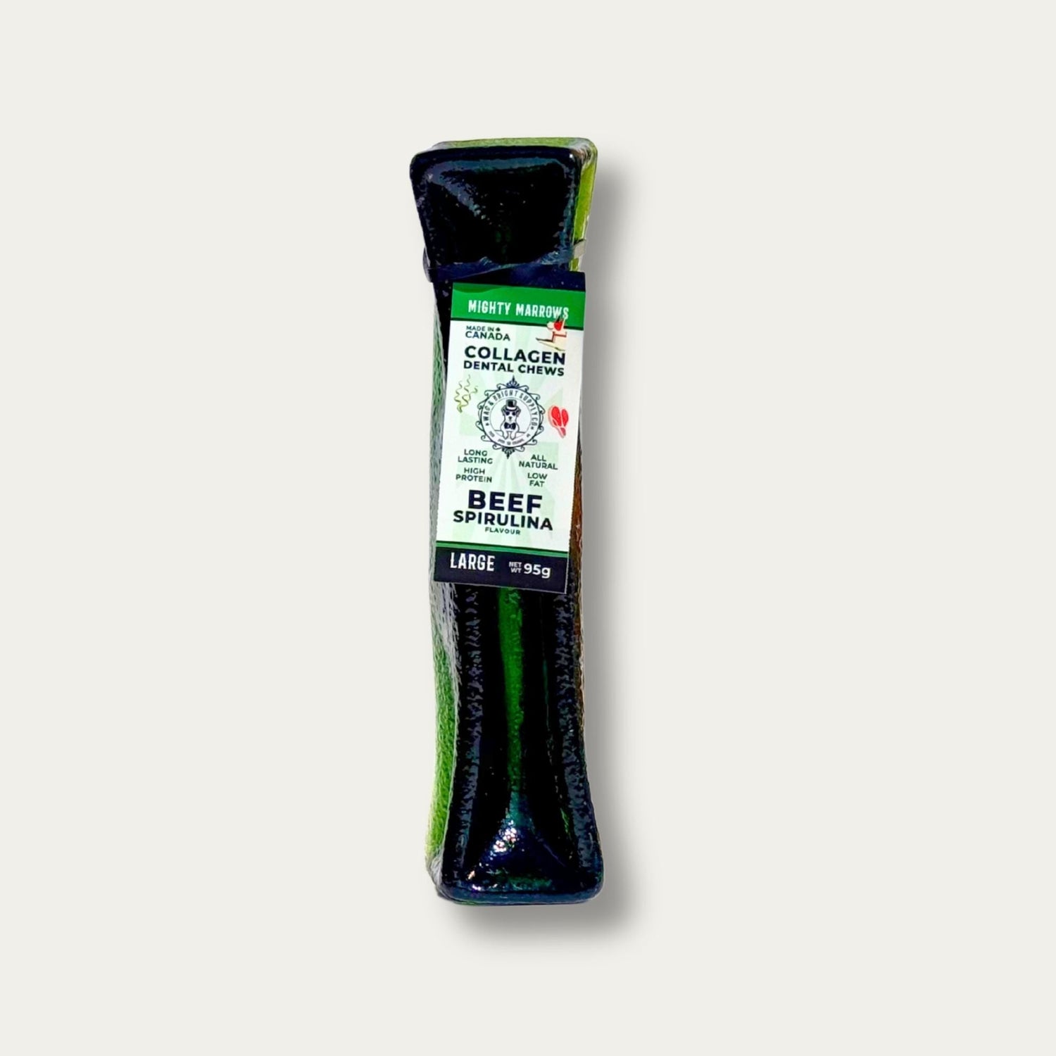 Wag & Bright Beef Spirulina Flavor Large 95g